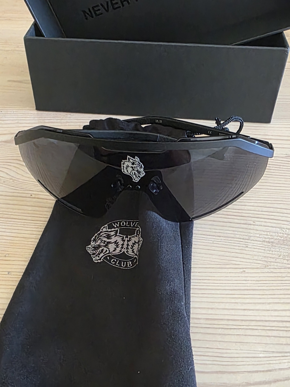 Darc Sport Wolf Head Speeder Glasses Black Limited Edition Unisex New In Box